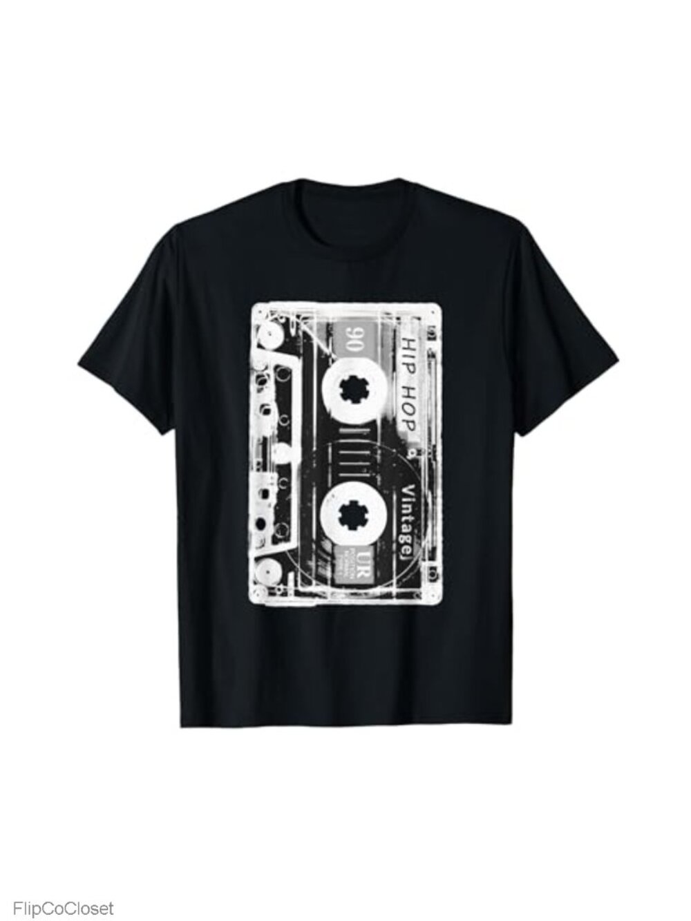 Retro Hip Hop Cassette Tape Graphic Tee 80s 90s Music Lover Gift